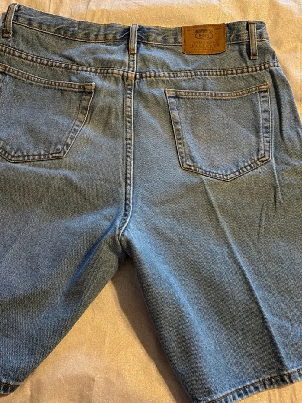 Route 66 Men’s Relaxed Light Blue Denim Jeans
